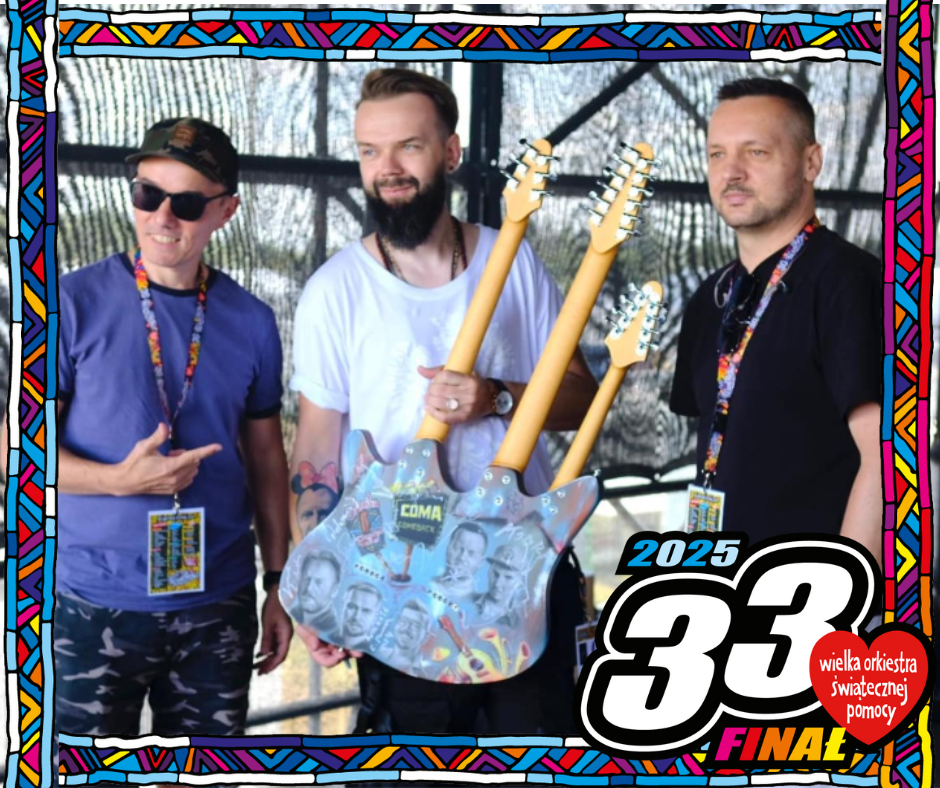 Szymon Chwalisz podczas polandrock festival z artystami rahim i fokus